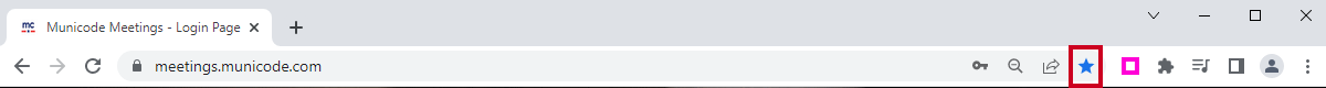 bookmarked star icon