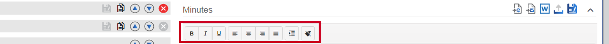 text and paragraph formatting