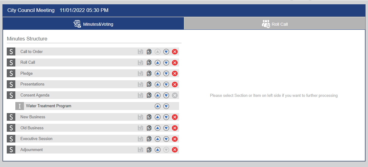 in-meeting interface