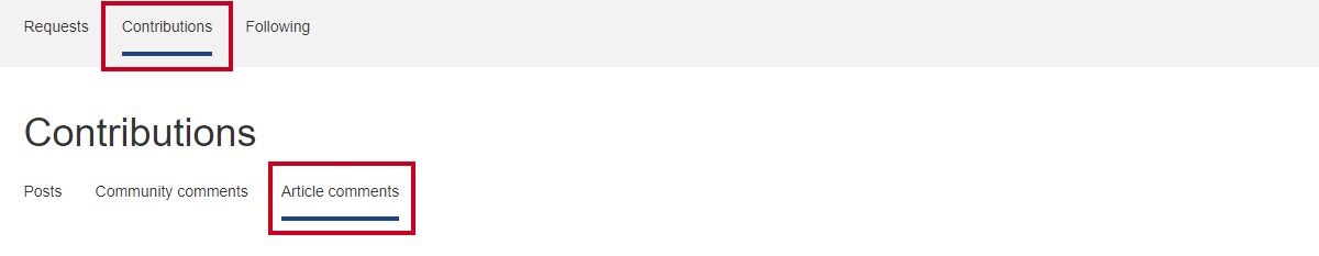 article comments