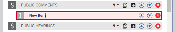 An example standing item name field during the rename process.