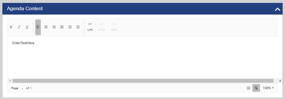 Syncfusion DocEditor user interface.