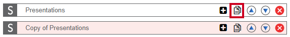 A Copy Section button.